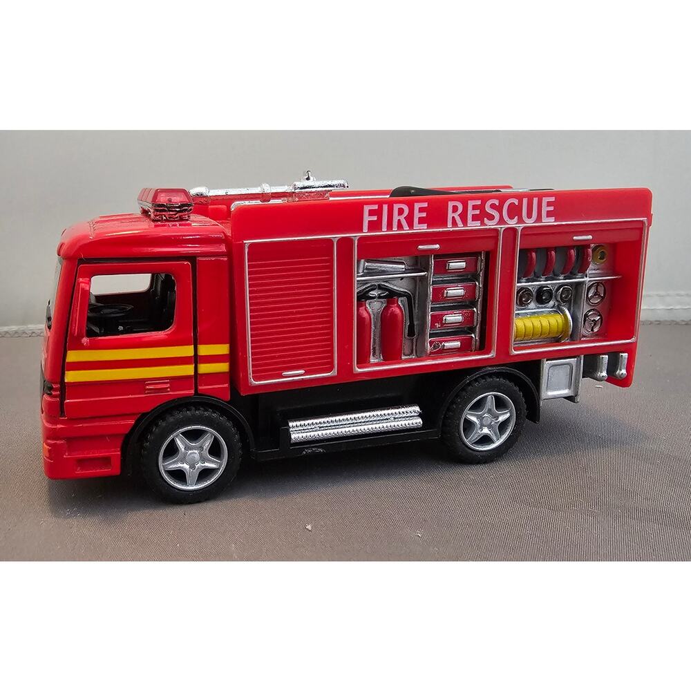 Kinsfun KS5110 - Diecast Fire Rescue Engine/Truck - China - Pull-Back - loose
